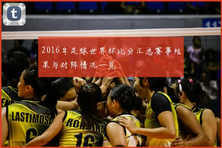 2016年足球世界杯比分汇总赛事结果与对阵情况一览